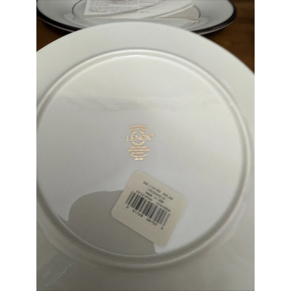 LENOX Solitaire Platinum 5 Piece Place Setting USA Vintage New In Box
